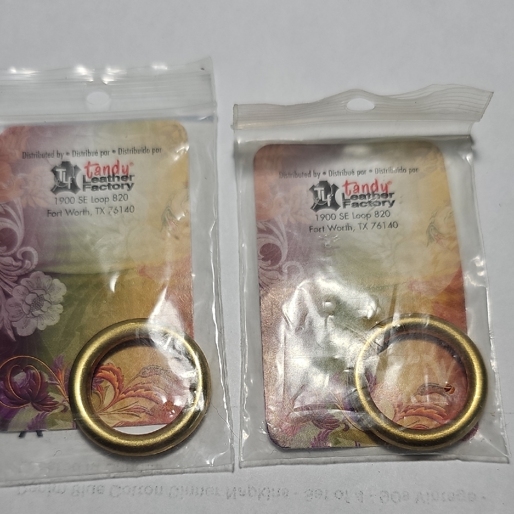 Antique Brass Curtain Ring - Gold